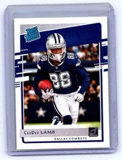 2020 Panini Donruss CEEDEE LAMB Rated Rookie Base Card #306 Dallas Cowboys bx5a. rookie card picture