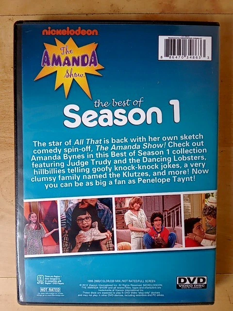 The Amanda Show - Best of Season 1. Amanda Bynes. RARE! US Import (Nickelodeon  - Image 2 of 4