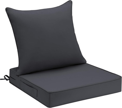 UNIKOME 19''x19''x3'' Outdoor Chair Cushions Set - Waterproof Patio Cushions for Ou