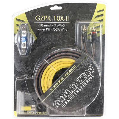 Ground Zero GZPK 10X-II - 10mm² cable set 5m
