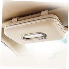 Car Tissue Holder, Sun Visor Napkin Holder, Car Visor Tissue Holder, Beige