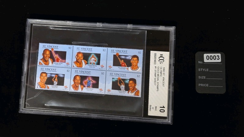 1992 St. Vincent Olympic Gold Medal Stamps BCCG10 