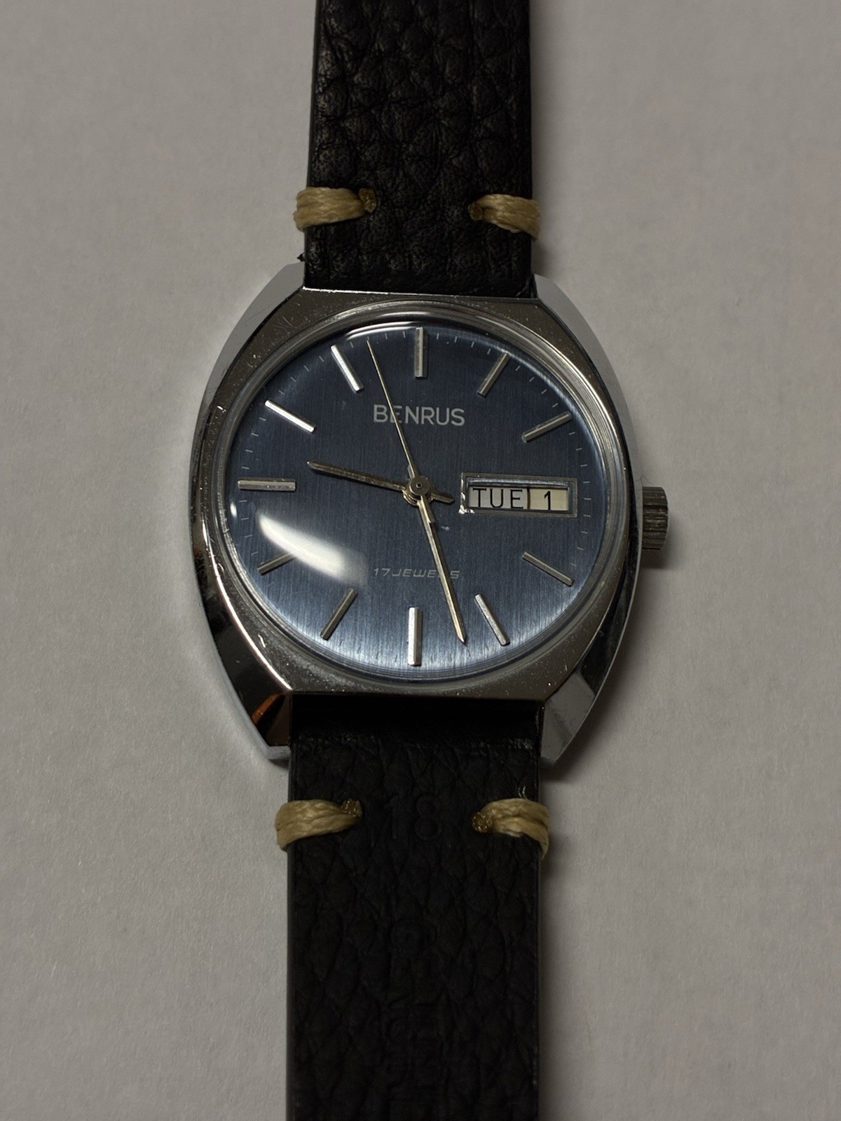 VINTAGE Benrus 17 Jewels Vintage Men’s Mechanical Watch SERVICED