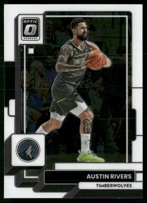 Austin Rivers 2022-23 Donruss Optic #61 Minnesota Timberwolves