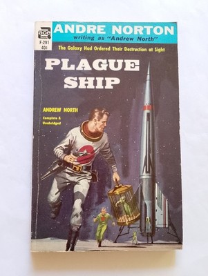 Plague Ship - Andre Norton - US paperback, Ace Books, F-291, 1964