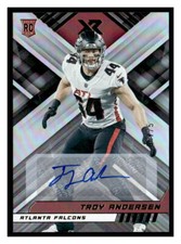 TROY ANDERSEN 2022 PANINI XR AUTOGRAPH /75 AUTO