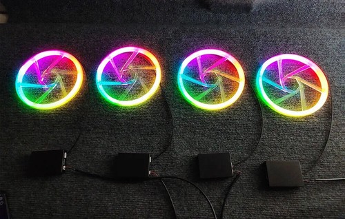 18in1 Ambient Light For Car Interior 64 Colo LED Lights RGB Bluetooth App Contro - Picture 12 of 13