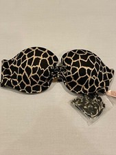 Victoria's Secret NEW the Flirt Bandeau Animal Print Bikini Top NWT 32C
