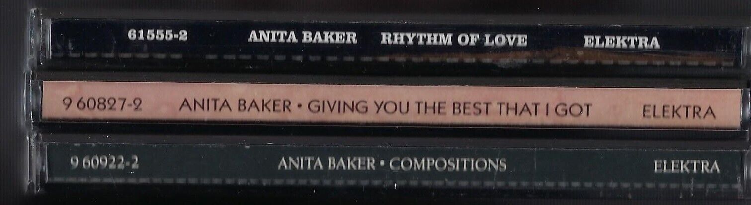 ~ Lot 3 CD Anita Baker: Compositions, Giving You the Best I Got, Rhythm of Love