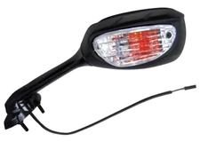 31732-V PARTS Left Rear View Mirror OEM Type For Motorcycles - Black compatible 