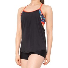 NWT Women's TYR Carnivale Shea 2-in-1 Tankini Top - UPF 50  Size: Small  4-6 