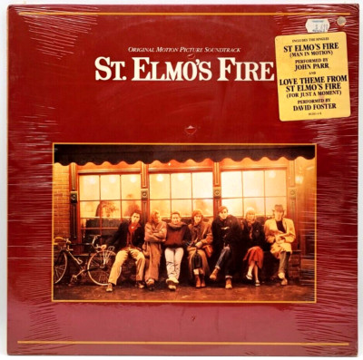 ST. ELMO'S FIRE ORIGINAL MOTION PICTURE SNDTK *FACTORY SEALED*   *HYPE STICKER*