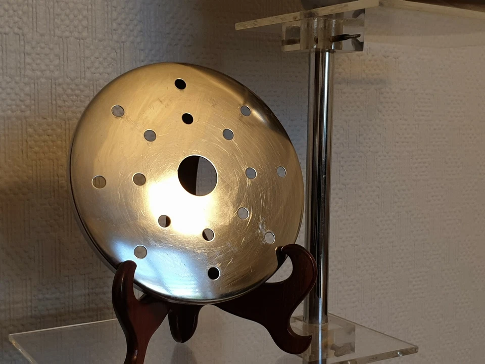 Sceau à Champagne ALESSI Design Massoni & Mazzeri  Vintage Inox 18/10  Italie - Photo 3/4