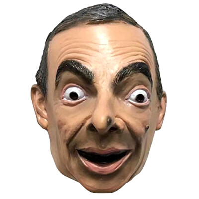 Mr Bean Rowan Atkinson Maske Latex Vollkopf TV Star Adder Bohnenmaske
