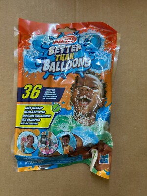NERF Better Than Ballons Easy 1 Stück Clean Up, 36 Water Pods Wasserbomben (NEU)
