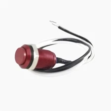 NEW - 10mm Momentary Push Button Kill Switch For Guitar, Red Button