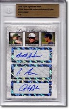 Brett ANDERSON * Tim Alderson * Jarrod Parker Autograph Rookie Auto BGS 1/1