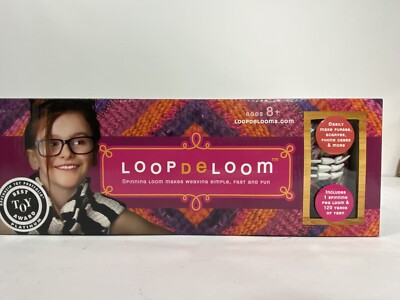 NEW Loop De Loom Weaving Spinning Loom Kit & Yarn 8 + Years Best Toy Award!   C6