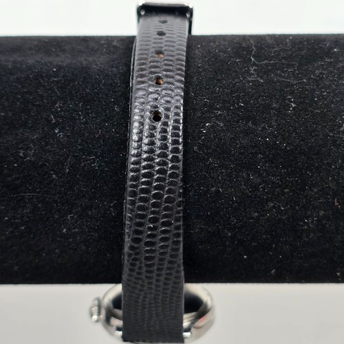 VTG Mido Multifort Ladies Super-Automatic Watch 1950s Black Leather Strap 25mm - Picture 6 of 12