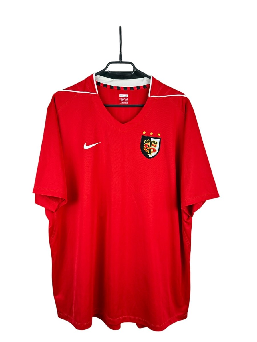 Vintage Nike Rugby Union Toulouse Jersey Shirt Rare Red Mens