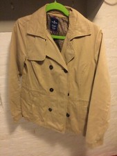 Tom Tailor Beige Canvas Pea Coat Size M