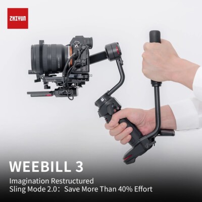 ZHIYUN Weebill 3 3-Axis Handheld Gimbal Stabilizer For DSLR Mirrorless Cameras