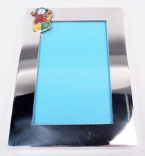 Tiffany Frame Modern Picture Photo Baby Gift Italian Sterling Silver Enamel