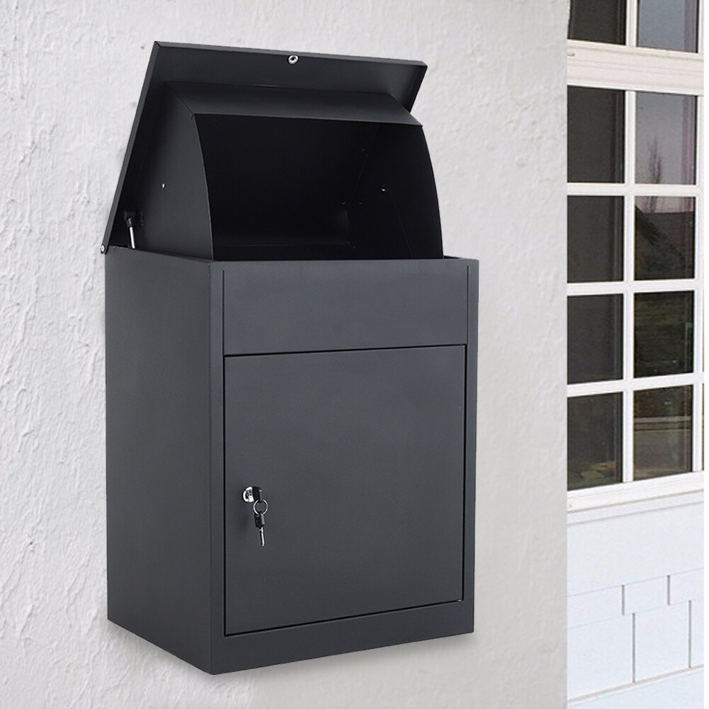 Drop Box Containers Lockable Drop Box Container Coby Low Outdoor Lockable Parcel Drop Box