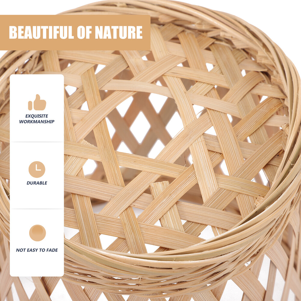 woven pendant light Room Modern Rattan Lamp Cover Shade Table Lamps