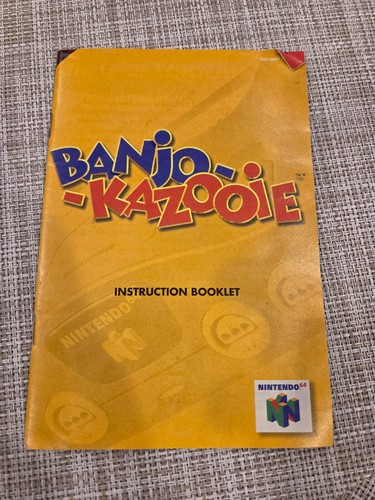 Nintendo 64 - Banjo Kazooie & manual - Authentic AUS PAL - Tested Working - Picture 2 of 3