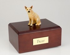 Australian Cattle Dog Pet Funeral Cremation Urn Avail in 3 Diff Colors  4 Sizes