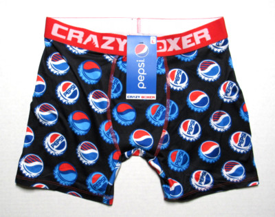 Fizzy Boxer Crazy Boxer Pepsi Bottle Top Boxer Briefs Multi-Color | eBay