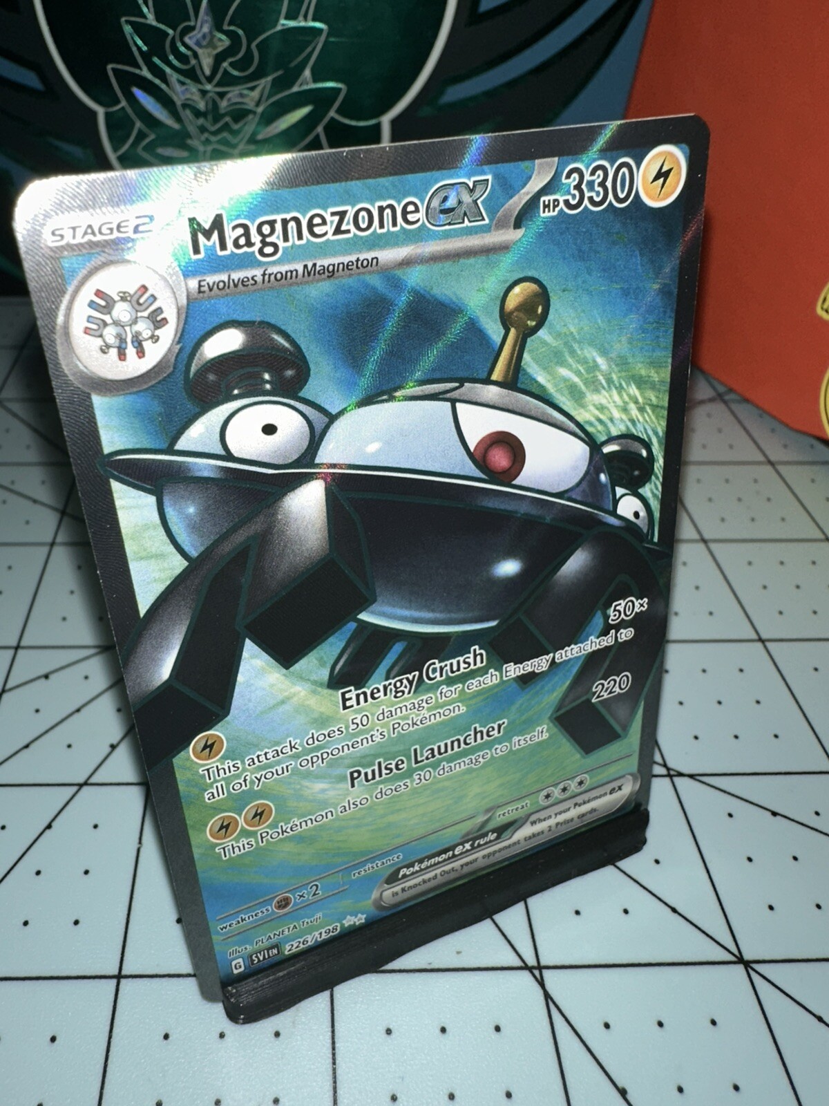 Pokemon Scarlet & Violet Magnezone ex 226/198 In HAND. Nm/M