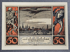 ARNSTADT NOTGELD 50 PFENNIG 1921 EMERGENCY MONEY GERMANY BANKNOTE [🇩🇪35021]