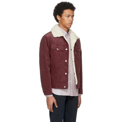 Maison Kitsune Corduroy Trucker Jacket 