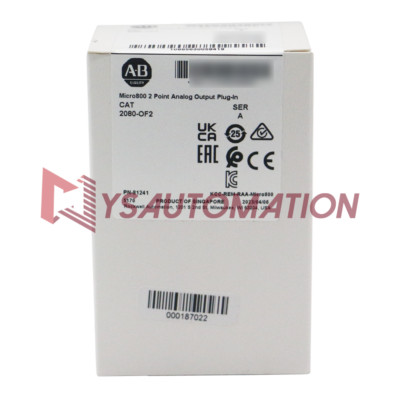 2023 Allen Bradley NEW Sealed 2080-OF2 Micro800 2 Point Analog Output Plug-In