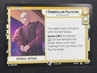 Star Wars Unlimited, Twilight of the Republic - Chancellor Palpatine