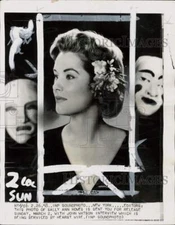 1958 Press Photo Sally Ann Howes stars in Broadway production "My Fair Lady"