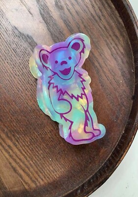 Dancing Bear Hair Claw Clip Grateful Dead and Company Deadhead