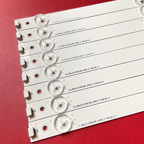 8Pcs LED Strips For 4C-LB550T-HR1 4C-LB550T-GY2 55HR332M05A3 V0 V1 006-P1K3486A - Picture 3 of 7