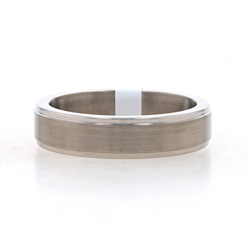 NEW Titanium Ring - Wedding Band Men's Size 11.5 Comfort Fit Matte Finish-image