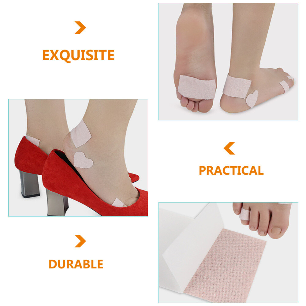 40 Sheets Pink Flannel Footsticker Metatarsal Pads Wart Removal Patches