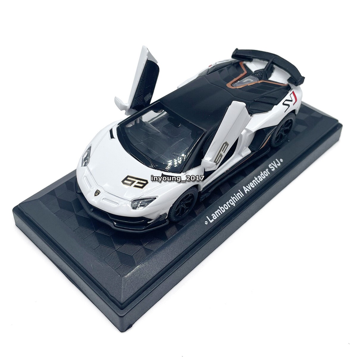 1/43 Scale Lamborghini Aventador SVJ 63 Model Car Metal Diecast