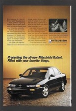 1994 Mitsubishi Galant New Thinking In Automobiles Vintage Print Advertisement