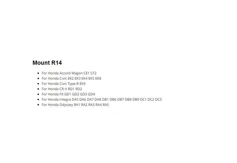 Real Carbon Fibre Interior Rear View Mirror For Honda Accord Civic CRV Integra - Image 2 of 4