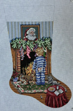 Gayla Elliott Needlepoint Stocking Canvas Coo...