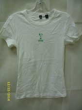 Midori Melon Liqueur Promo Cocktail Glass - Ladies T-Shirt *NEW*