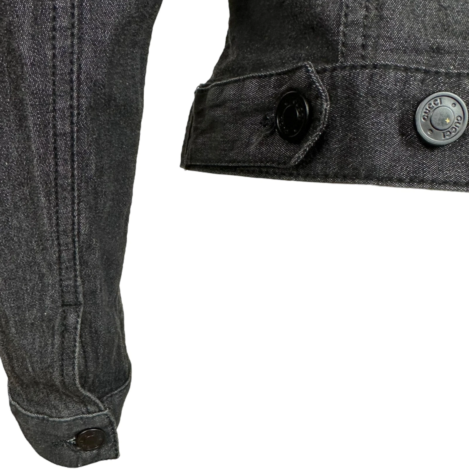 Giacca denim scuro Gucci by Tom Ford A I 2001