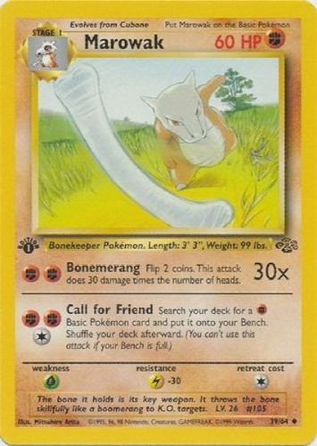 1995 marowak pokemon card value 151 PokeArtica AI Artwork Custom Card main image 1