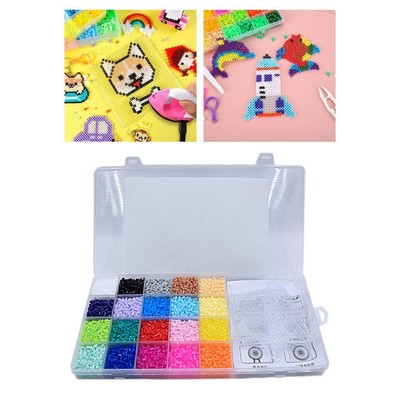 Hama Perlen mit Box 20 Farben Fuse Beads Set Perler Perlen für Kinder Erwachsene